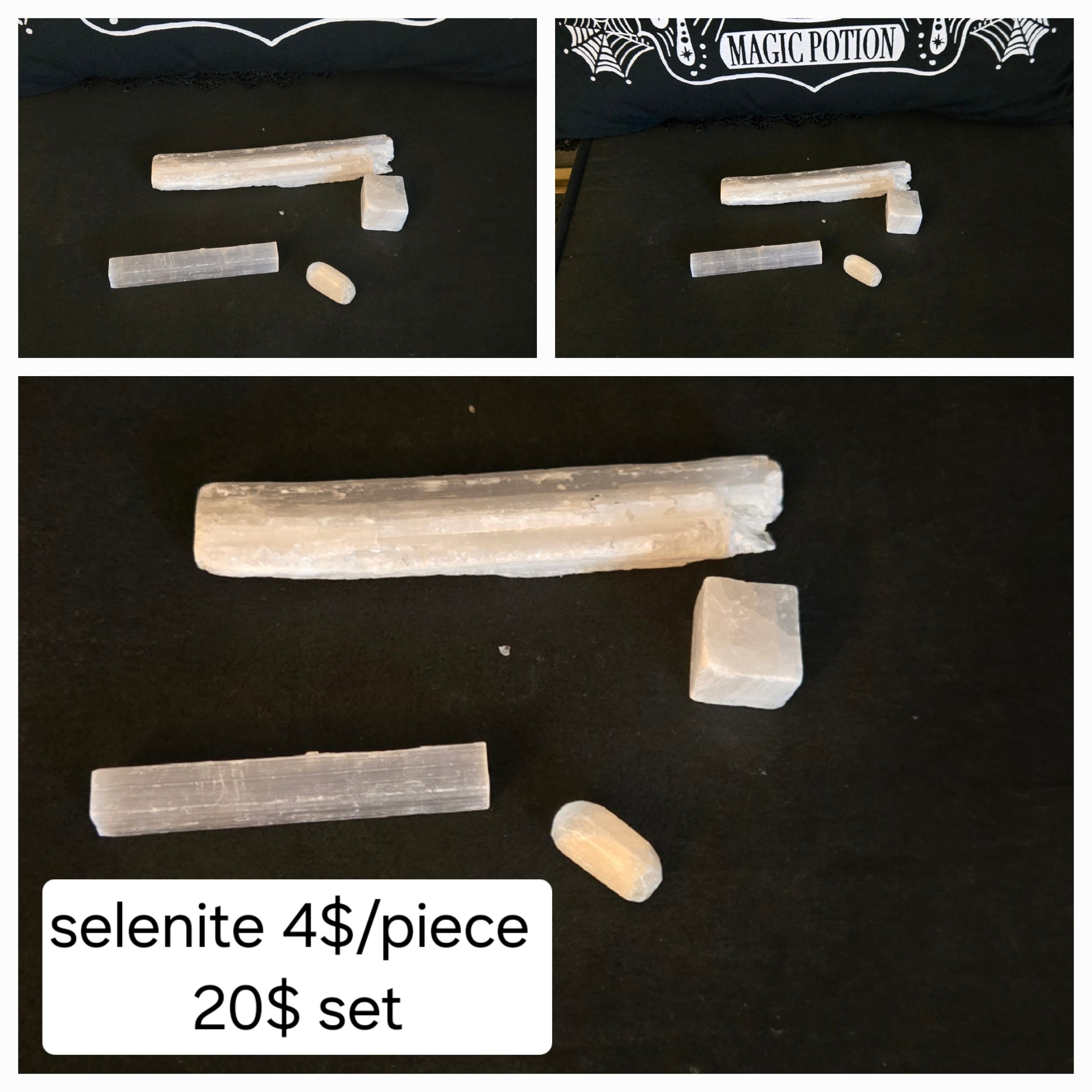 Selenite Pieces
