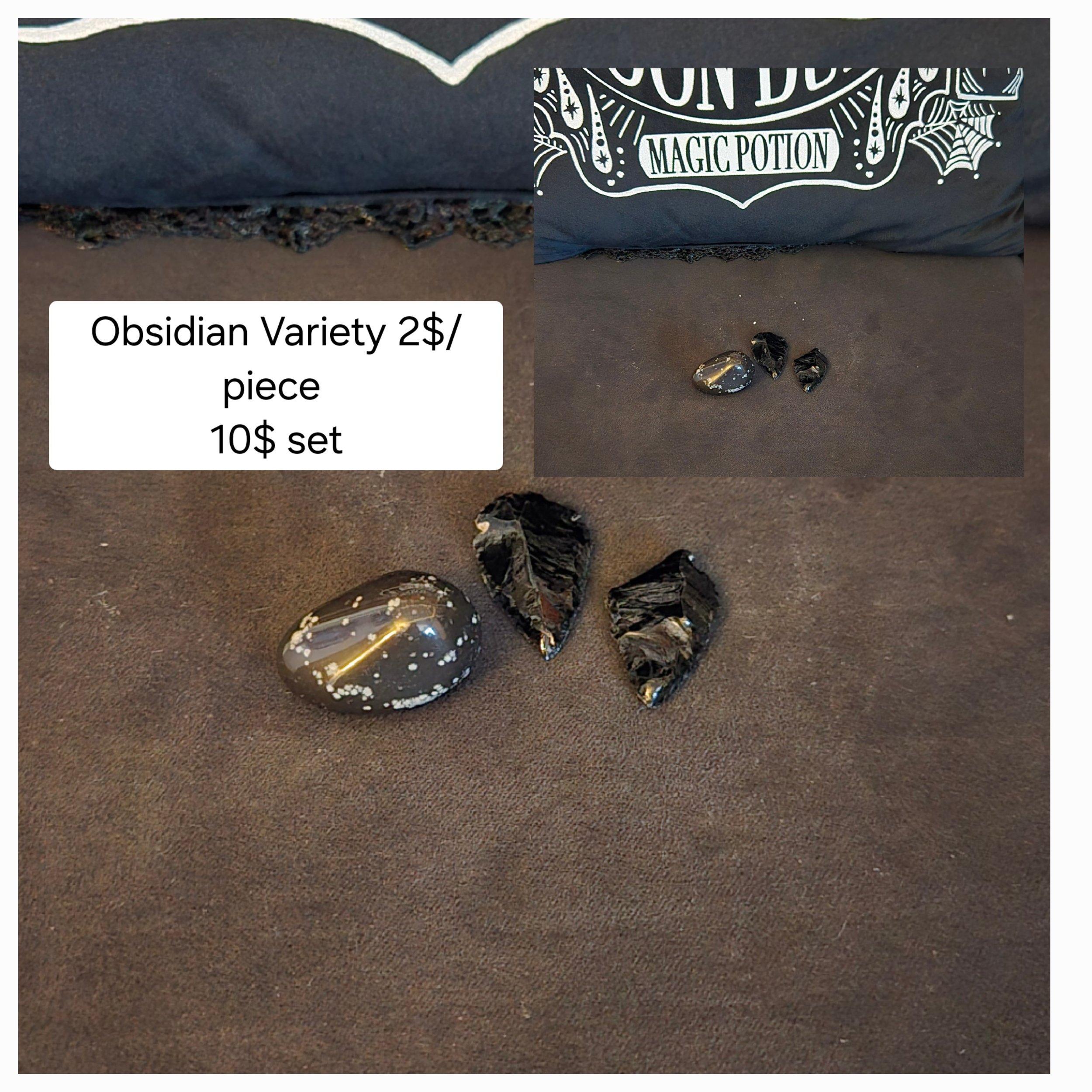 Obsidian Pieces