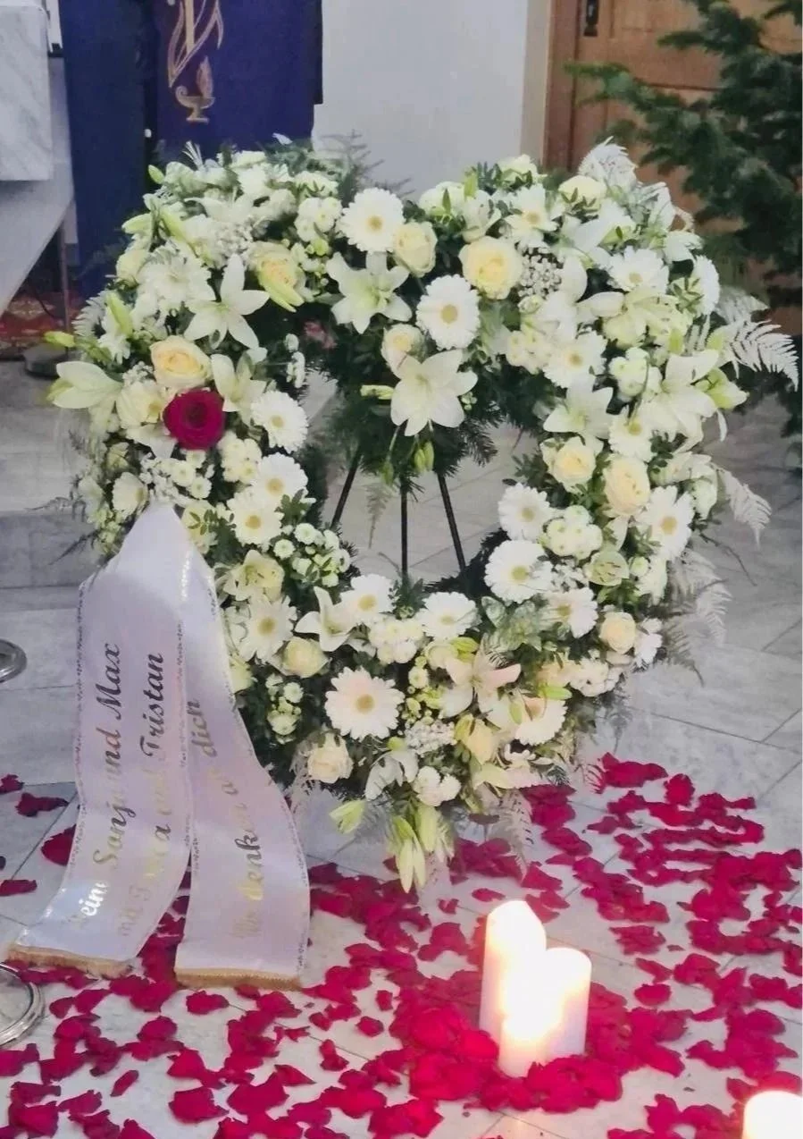 Herzkranz – Blumenmix