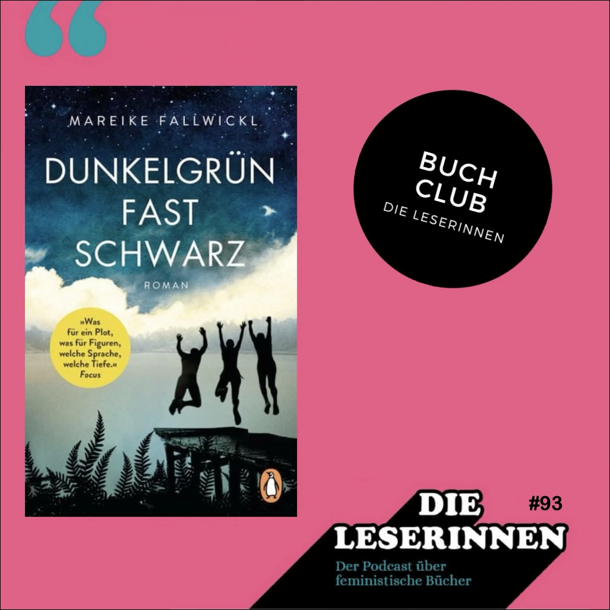 Dunkelgrün. Fast schwarz