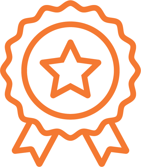 Freshness That Performs - Award ribbon icon