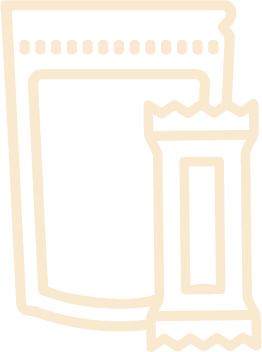 Snack mix and snack bar icon