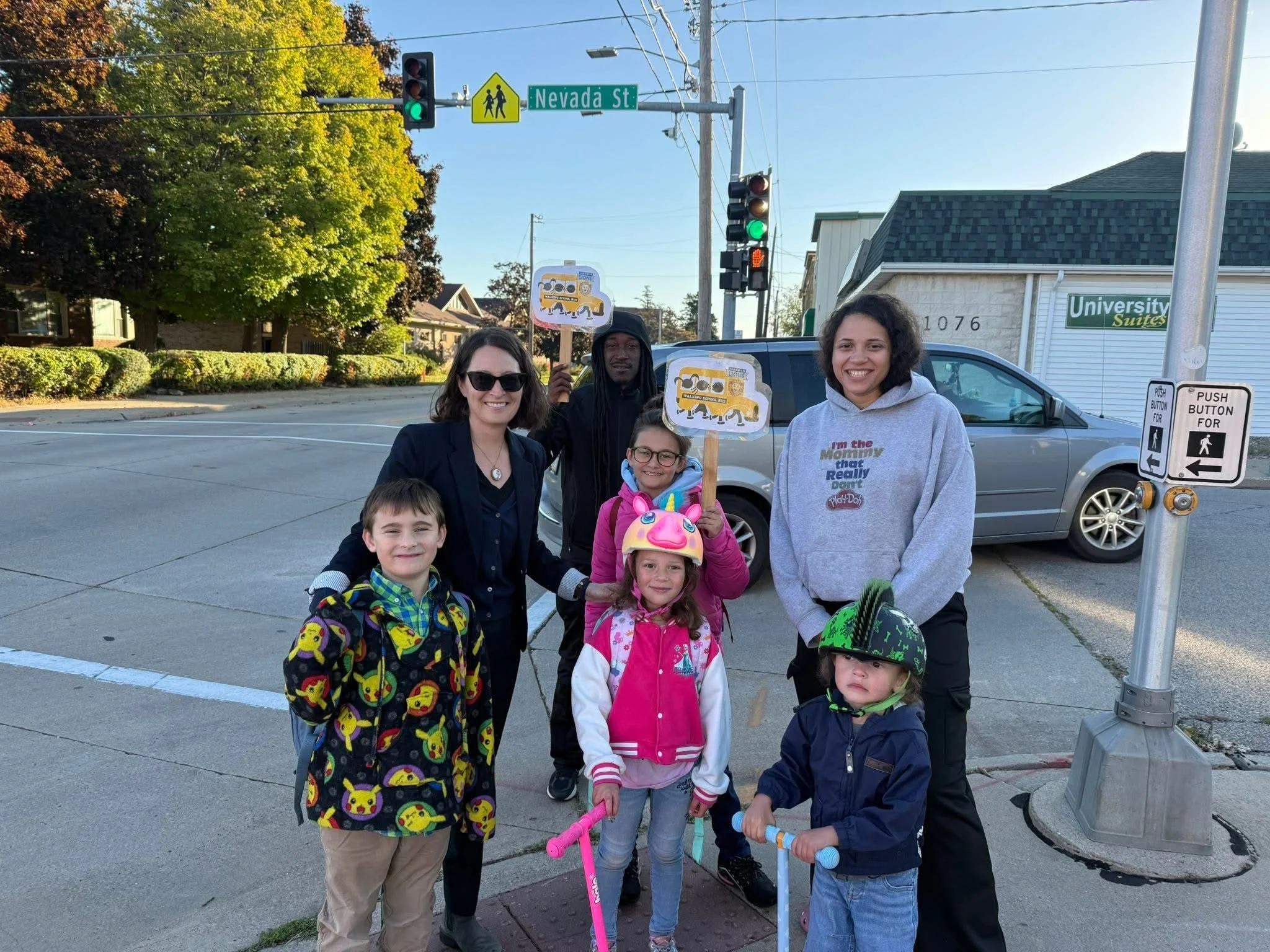 National Walk, Bike, and Roll to School Day Held on October 8 at Lincoln School