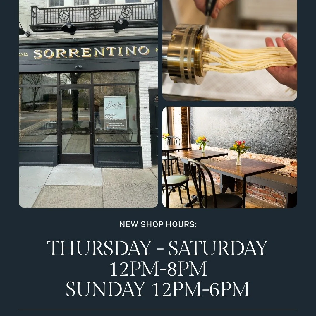 UPDATED HOURS OF OPERATION!! 

We will now be closed on Wednesdays and will be open until 6pm on Sundays.

Thank you for understanding and we look forward to seeing you!