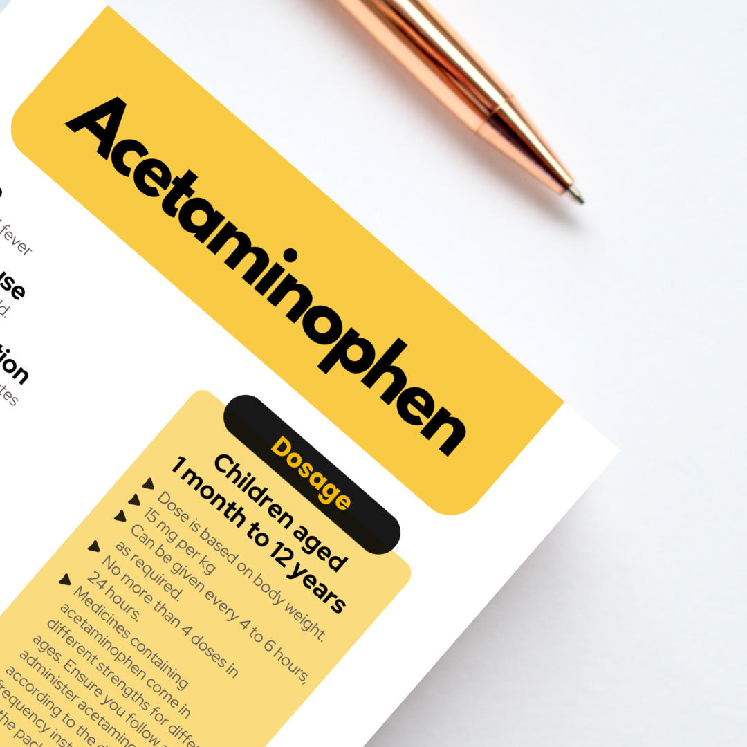 pharmacist paracetamol guide, acetaminophen dosage printable, medication log tracker, pain relief quick reference, paracetamol dosing information