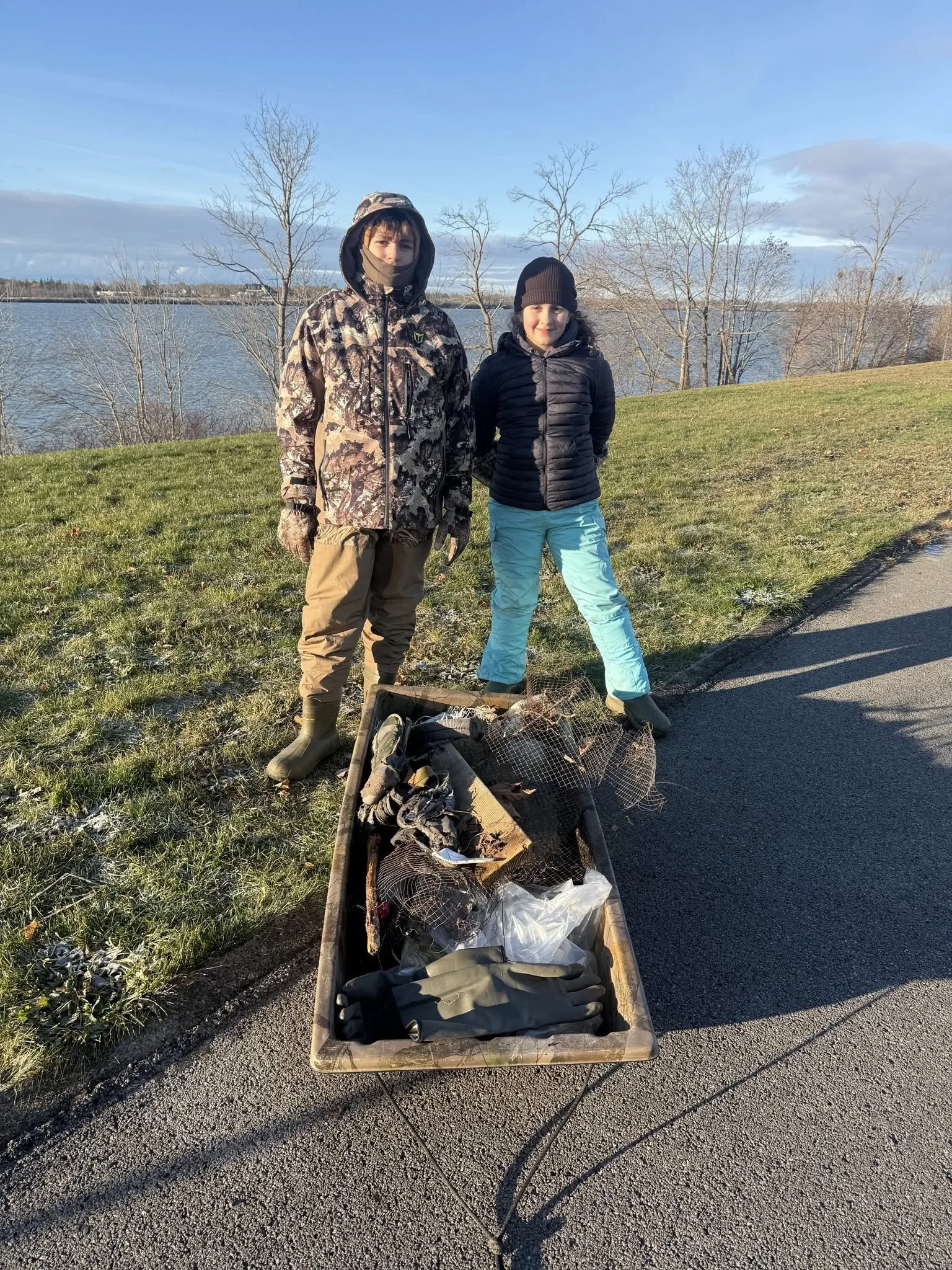 Beaver Island Shoreline cleanup November 2025