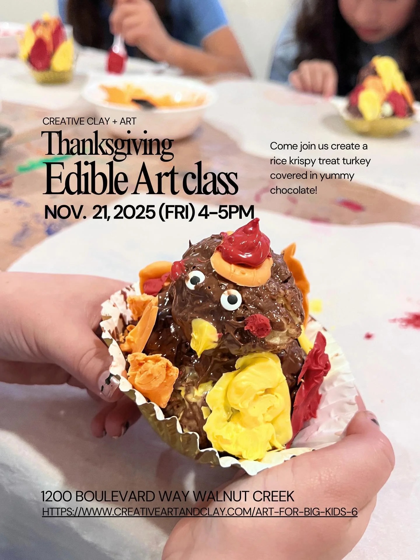 Join us Friday for our signature edible art class - this is not only a very creative class but also very yummy :) #edibleart