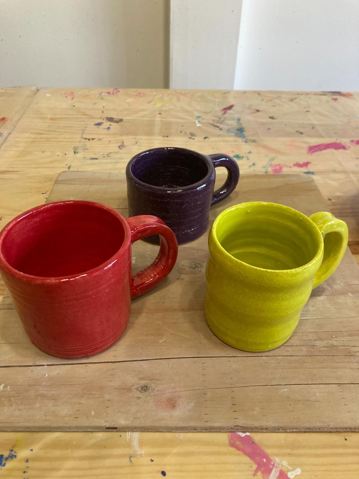 I was telling one of my clients today, how much I enjoy pottery pick up day. It is truly  one of the highlights of this job. To see how happy everyone gets to see their finished homemade pieces, I am lucky to be part of thay joy. #pottery #potterynea