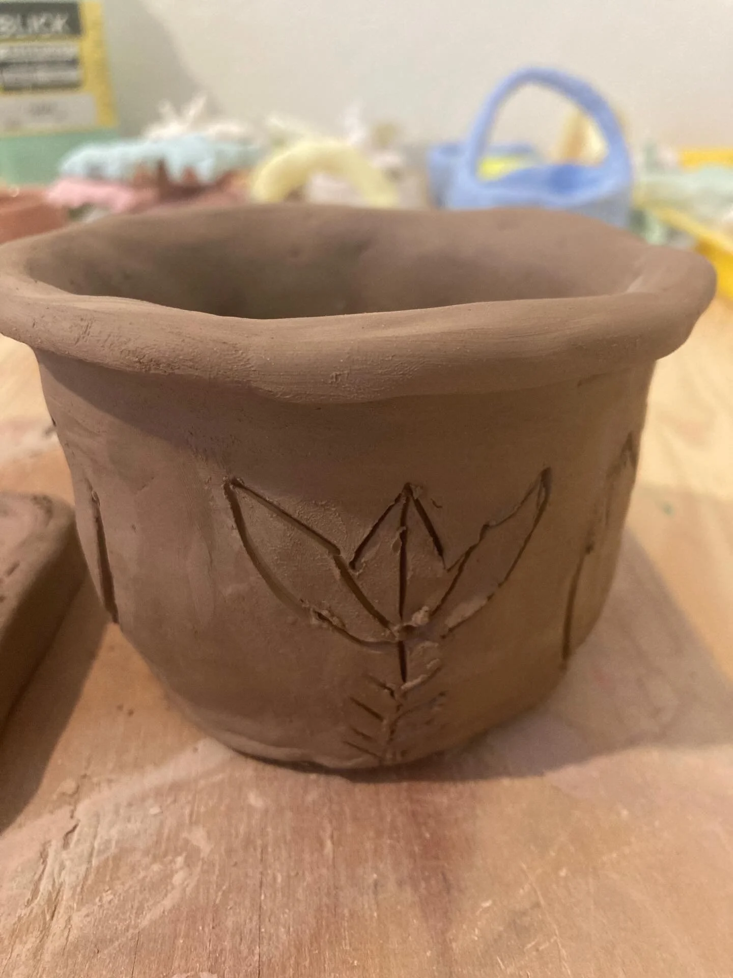 Amazing art from two amazing ladies. I can&rsquo;t wait to fire them soon! #pottery #art #potteryclassnearme