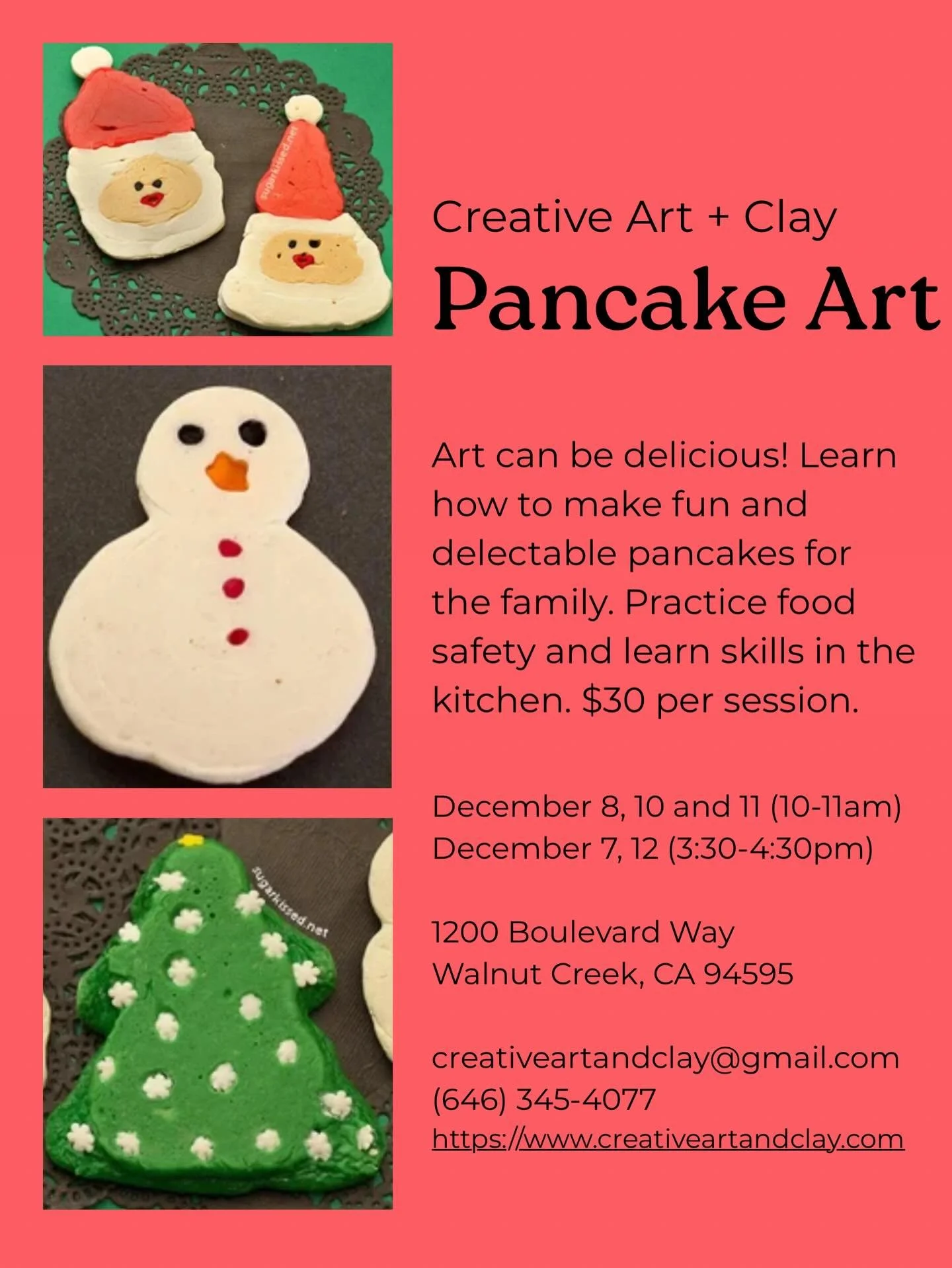 Edible Art - New Class Alert - ages 6 and up.
Get your spot while it&rsquo;s available!  HTTPS://creativeartandclay.com
