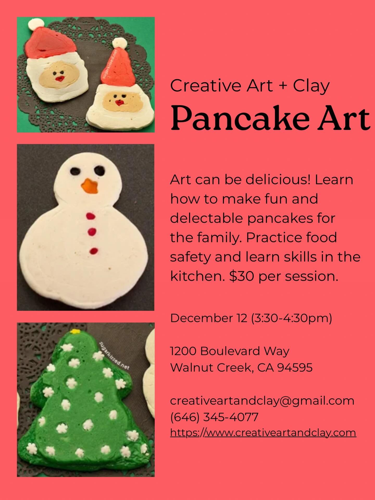 Friday is our last day of our pancake edible art class.  It&rsquo;s so fun! Join us!  #edibleart #cookingclass