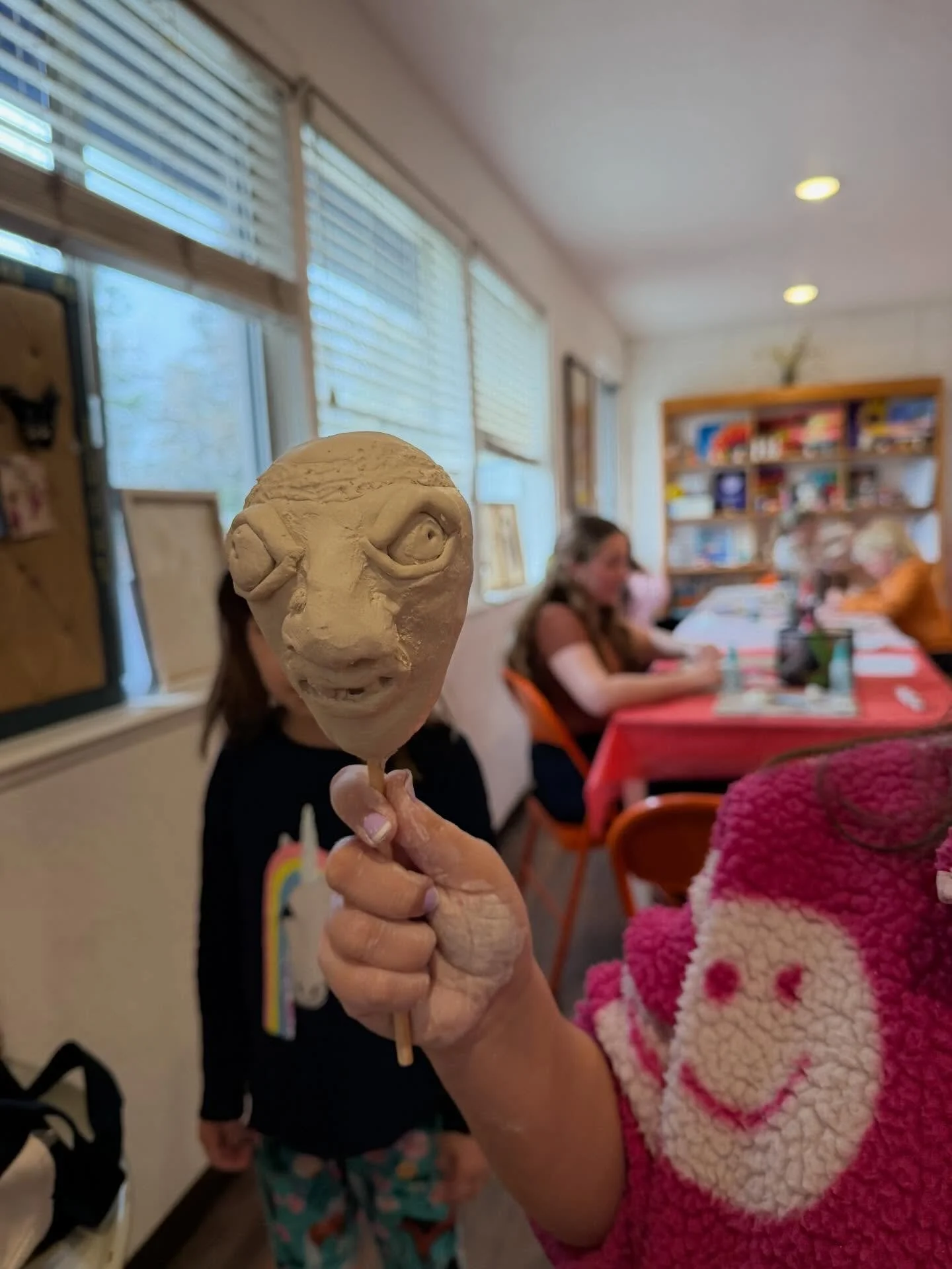 What should we name this cute little monster? #airdryclay #clayclub