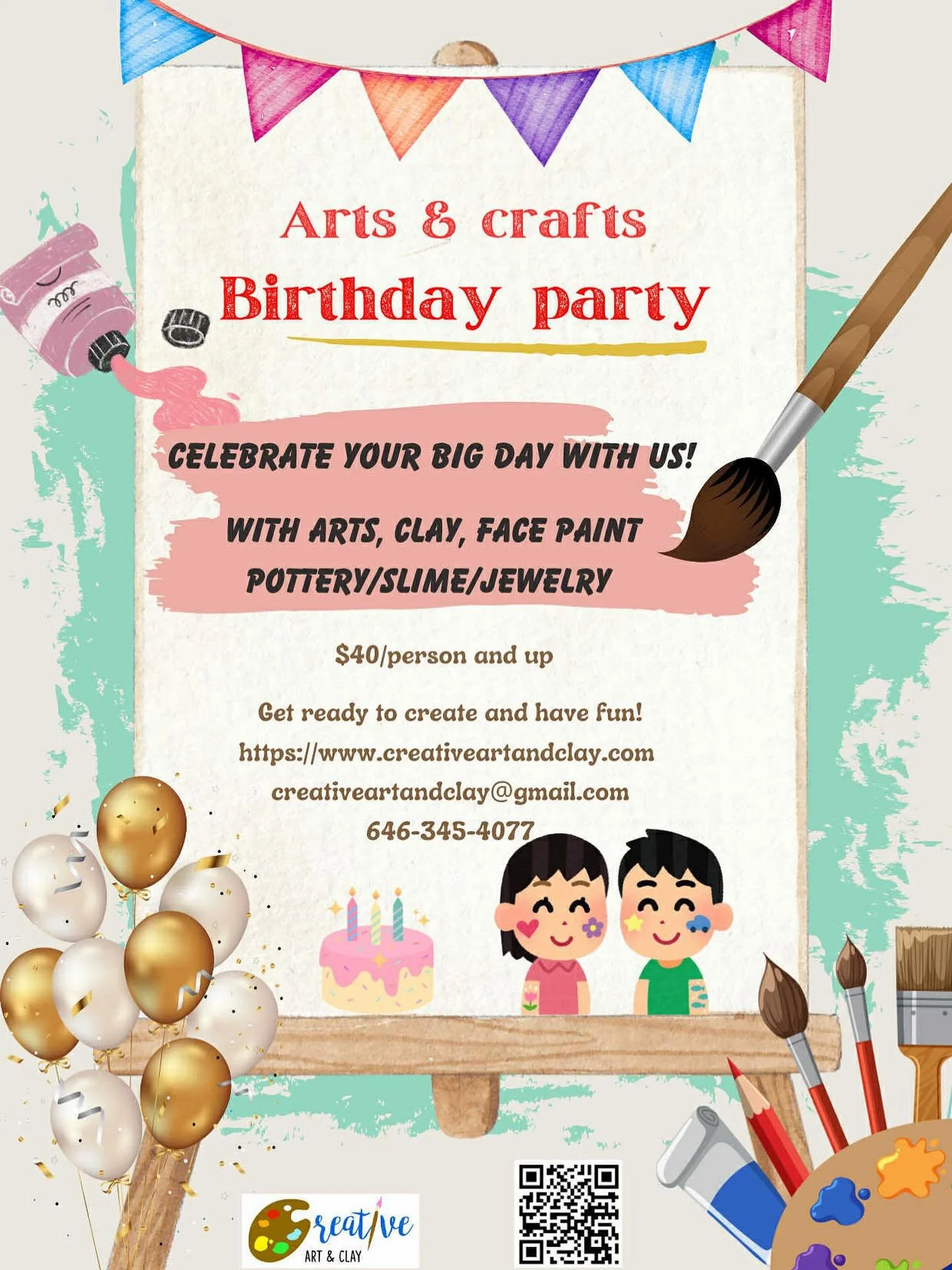 Celebrate your big day with us! Kids and adult birthday and private parties are available at our studio. #birthdaypartyideas #privatepartyideas