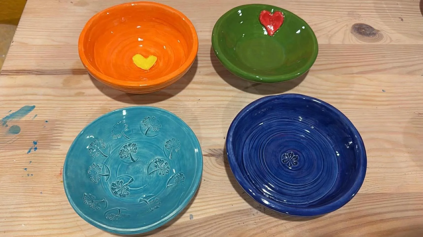 Amazing art from our adult class. Things you can make on our private class or Sip and Clay. #sipandckay #clay #pottery #potteryclassnearme #potterystudionearme
