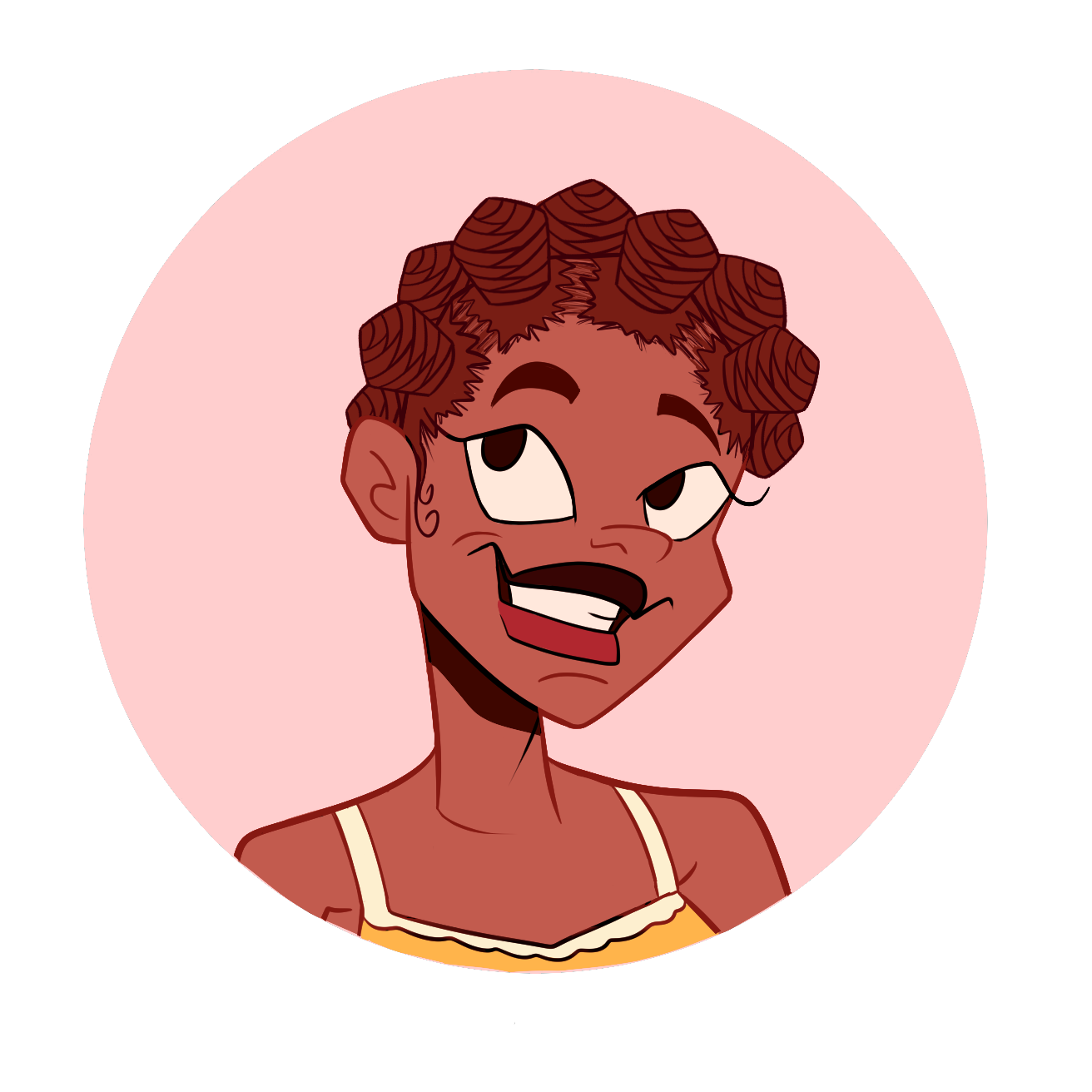 Profile favicon for a business project to represent an art director at IDW Publishing, in the style of Andy Suriano and Ant Ward's "Rise of the Teenage Mutant Ninja Turtles". Created circa spring of 2024.