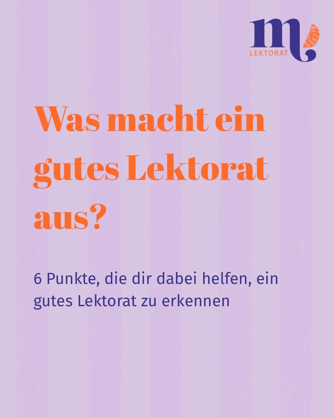 Beim heutigen #lektor_innenmontag von @korrektoratia und @lektorat_zeilenkiste geht es um die Frage, wie man ein gutes Lektorat erkennt. Ein paar meiner Tipps habe ich in diesem Beitrag f&uuml;r euch zusammengefasst - vielleicht ist ja das ein oder a