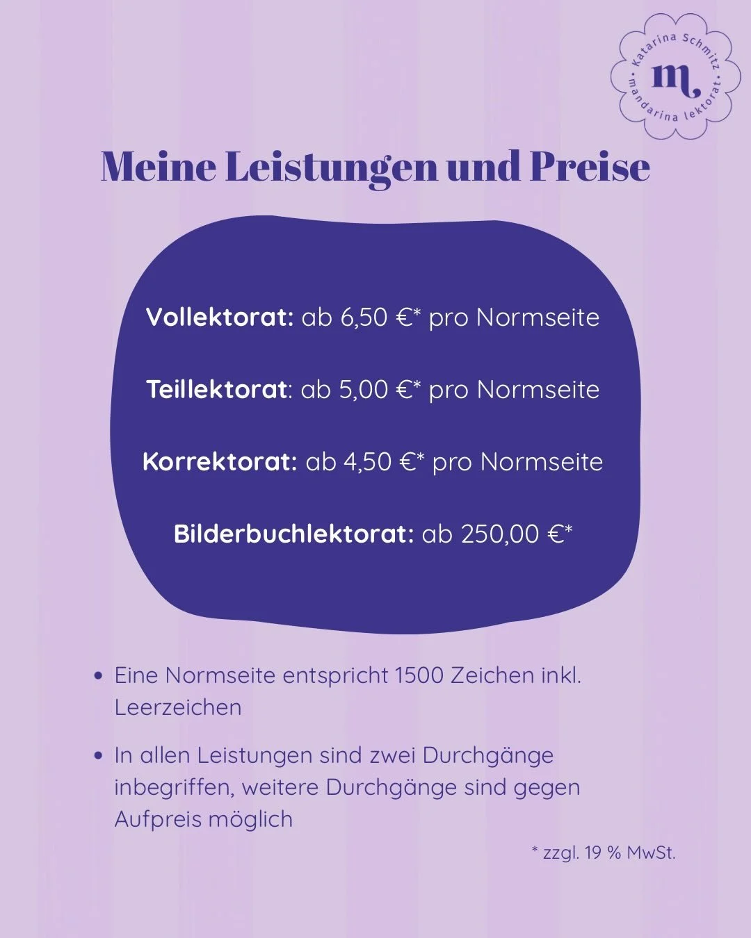 Ein kleiner &Uuml;berblick &uuml;ber meine Leistungen und Preise 📝

Noch auf der Suche nach einer Lektorin? Ich freue mich auf deine Anfrage!

#freielektorin #lektorat #korrektorat #bilderbuch