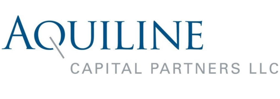Aquiline Capital Partners LLC logo - event photographed by Mara Zalite Photography