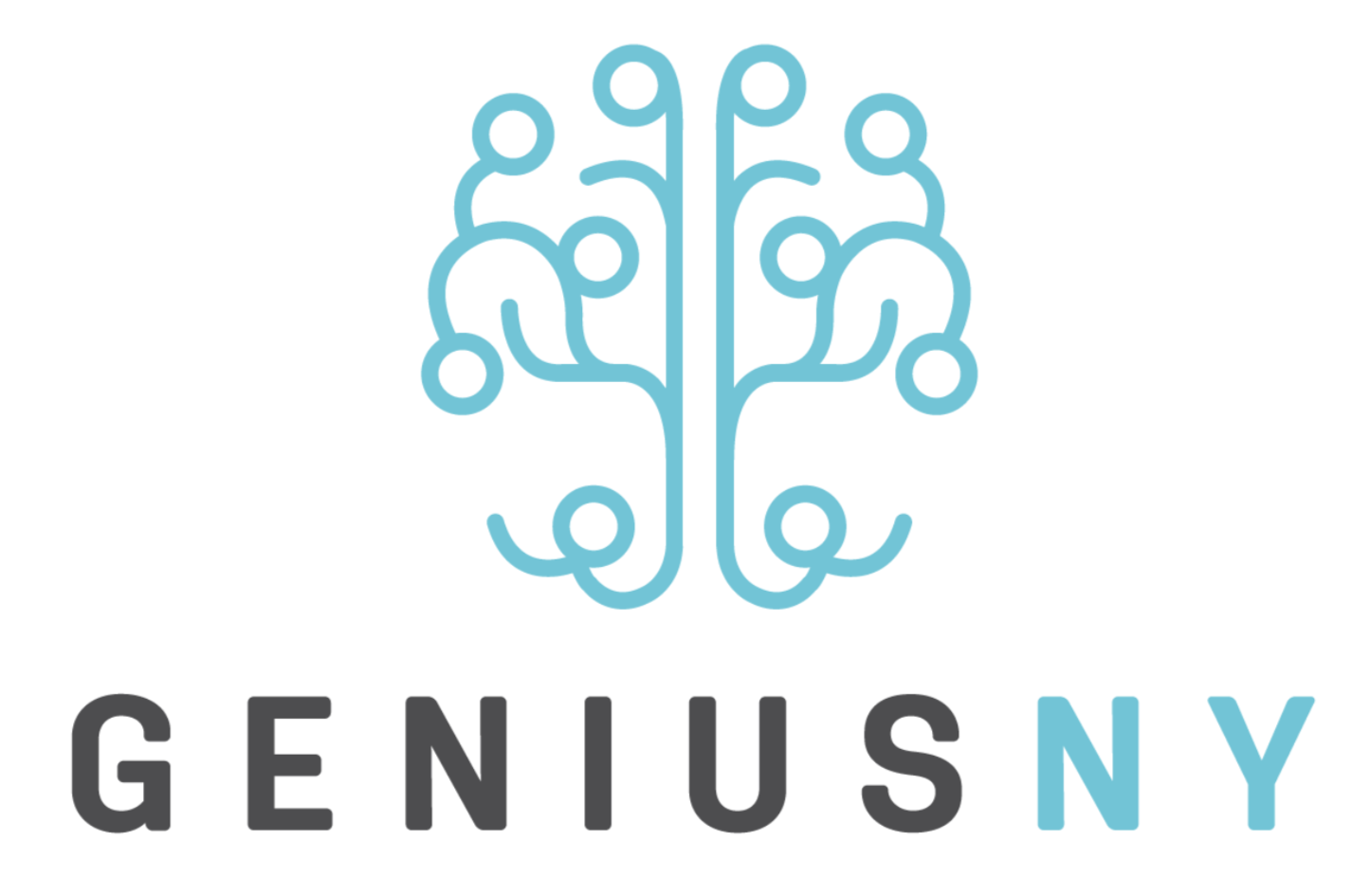 Genius NY logo - event photographed by Mara Zalite Photography