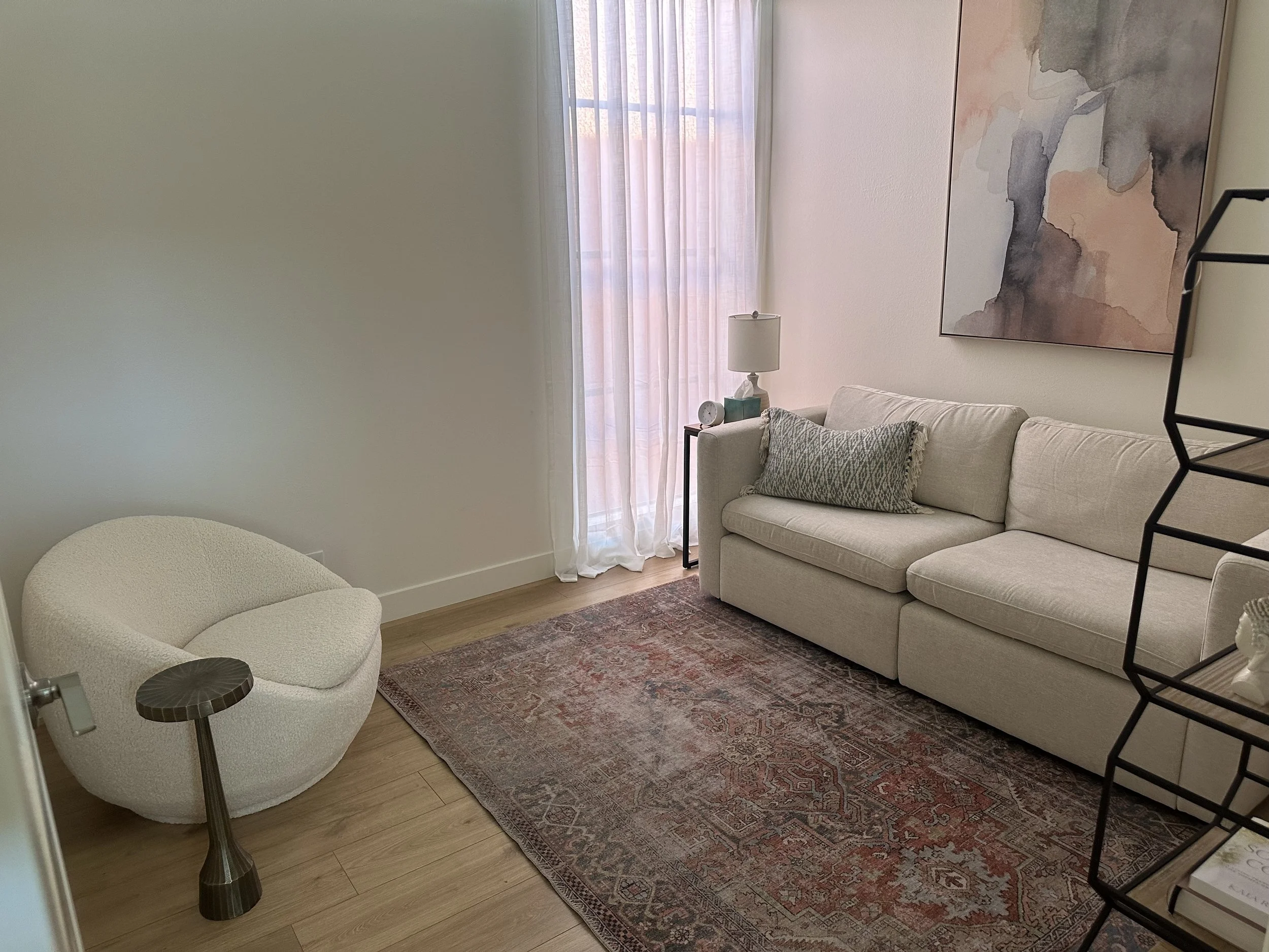 Eunoia Wellness Studio Associate Therapy Room