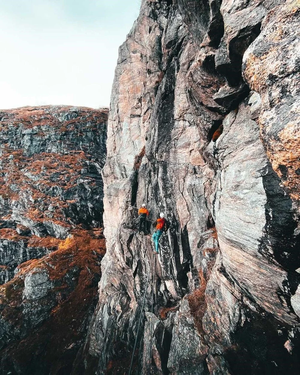  Tors Hammar i Via Ferrata Loen. Foto: Torjus Loen 