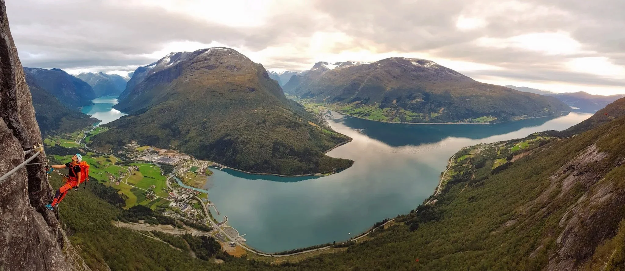  Via Ferrata Loen, Ragnarok. Photo: Leif Erik Nilsen 