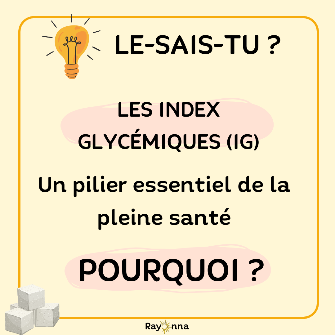 L’index glycémique (IG)