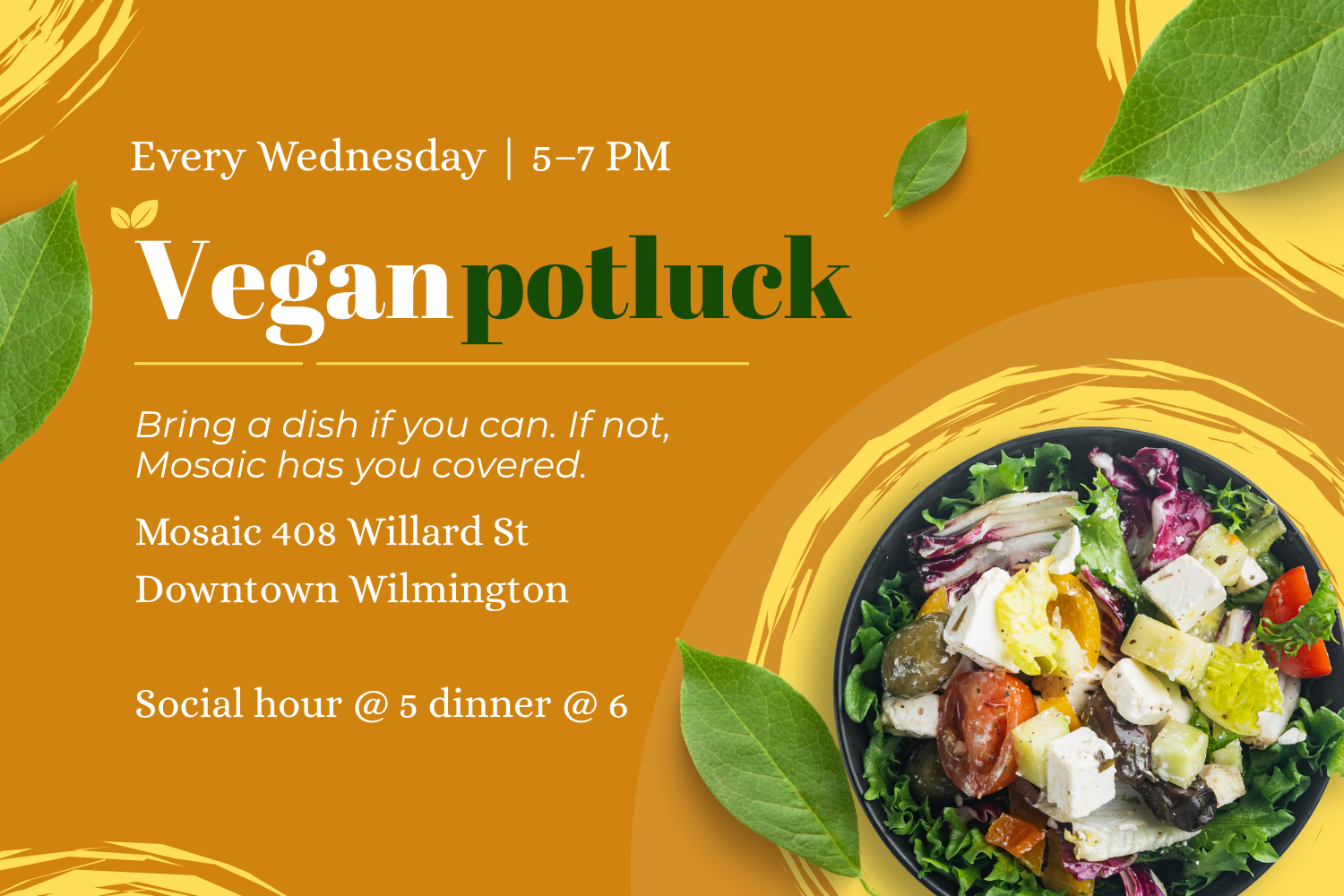 Vegan Potluck Dinner