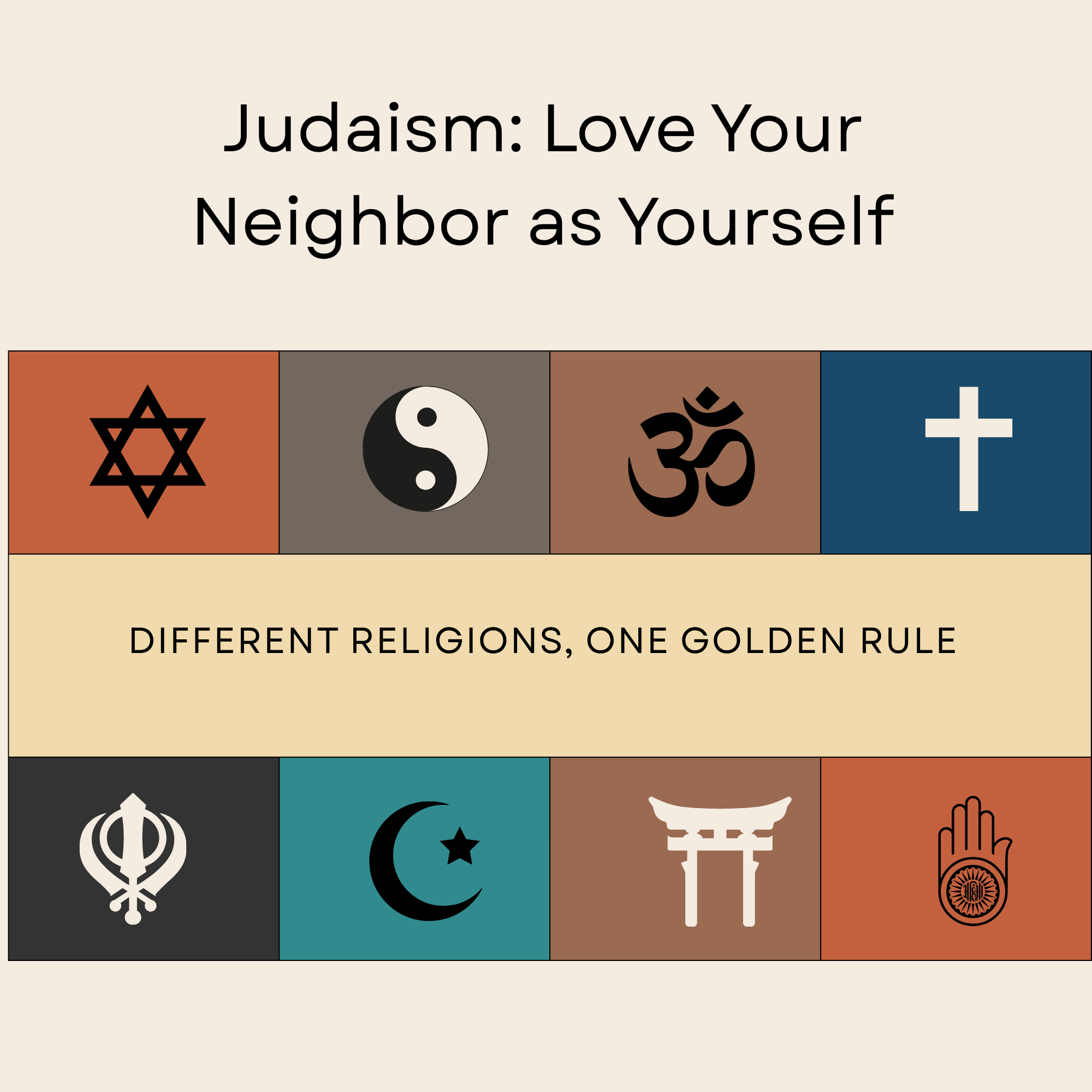 Judaism: Love Your Neighbor as Yourself