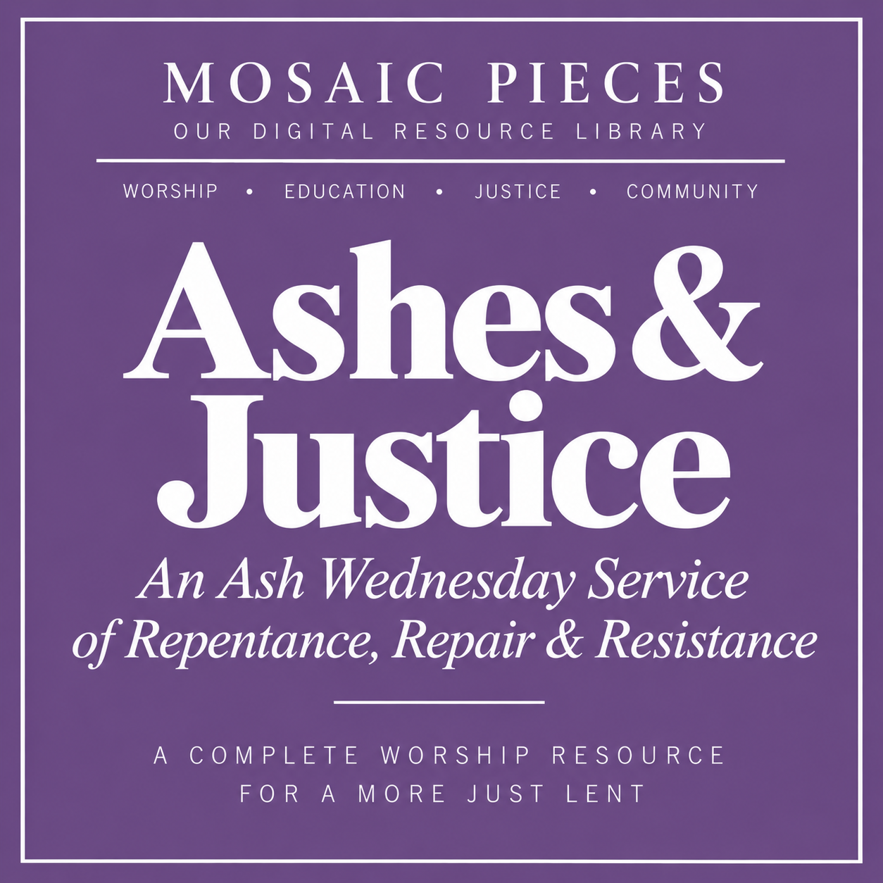 Ashes & Justice