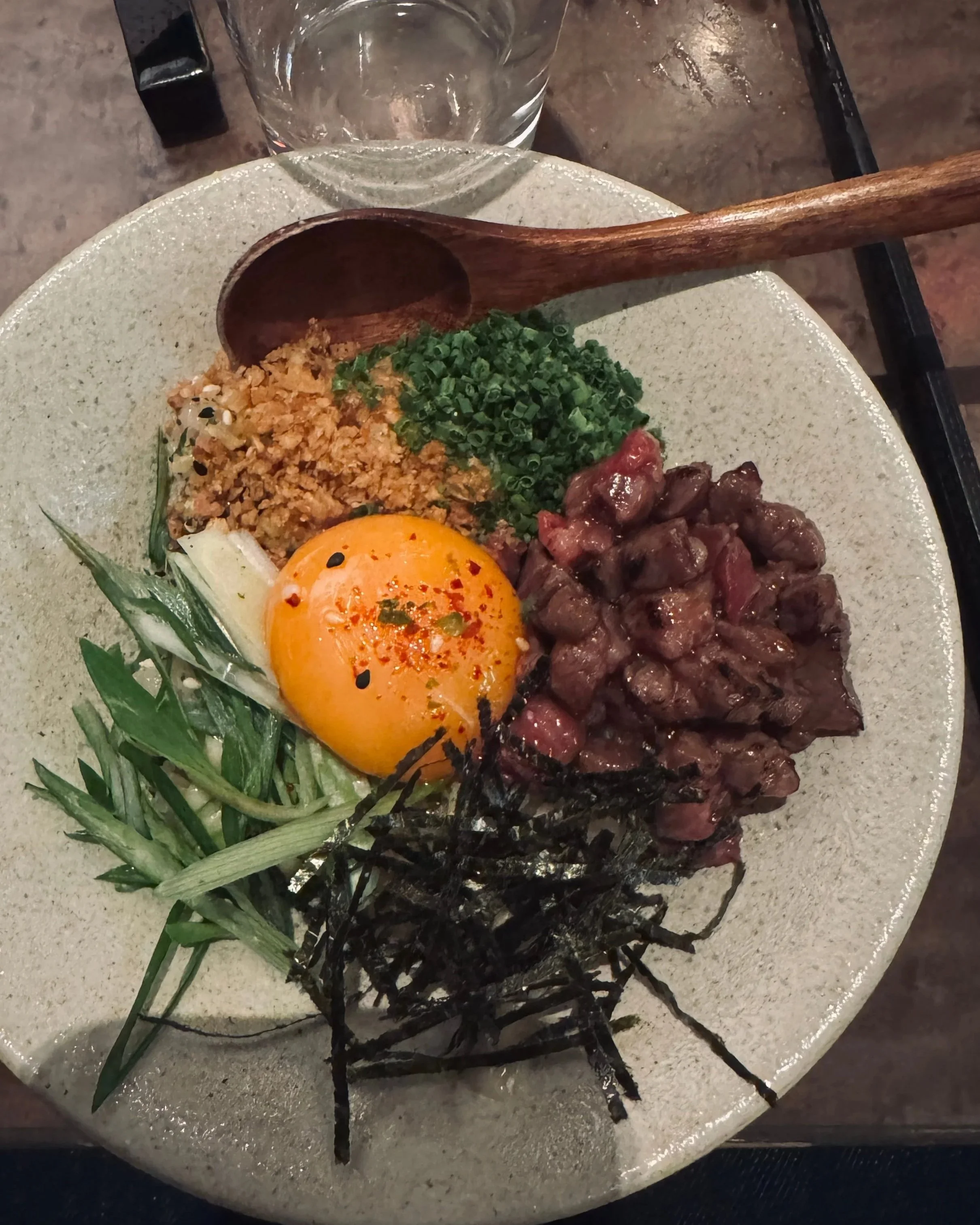 A beef tartare served at TAK in Stockholm.