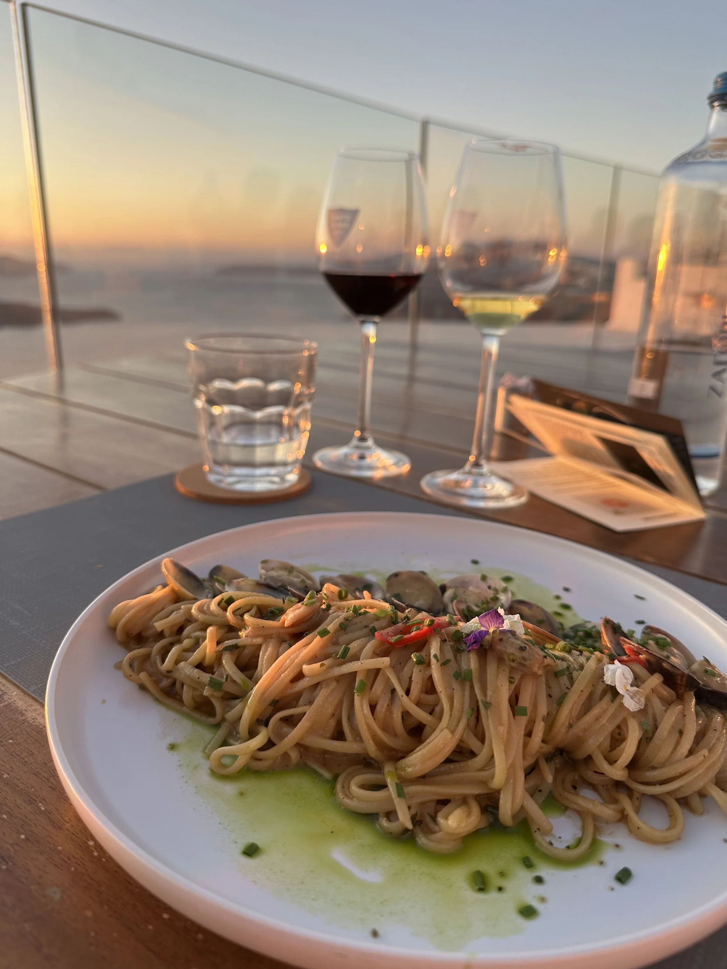 SantoWines Pasta Dish