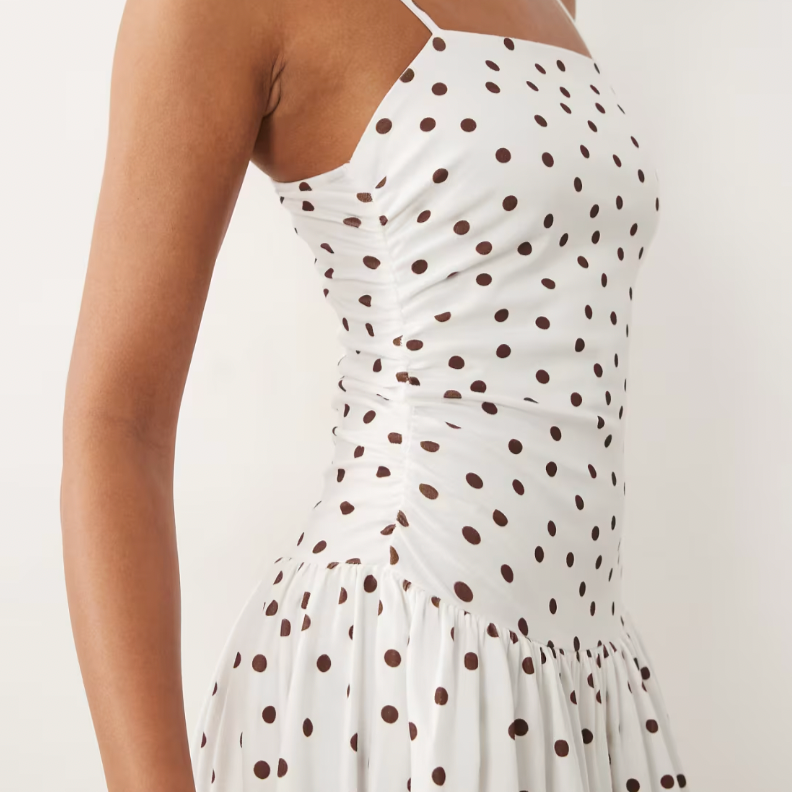 ASOS Design Polka Midi Dress