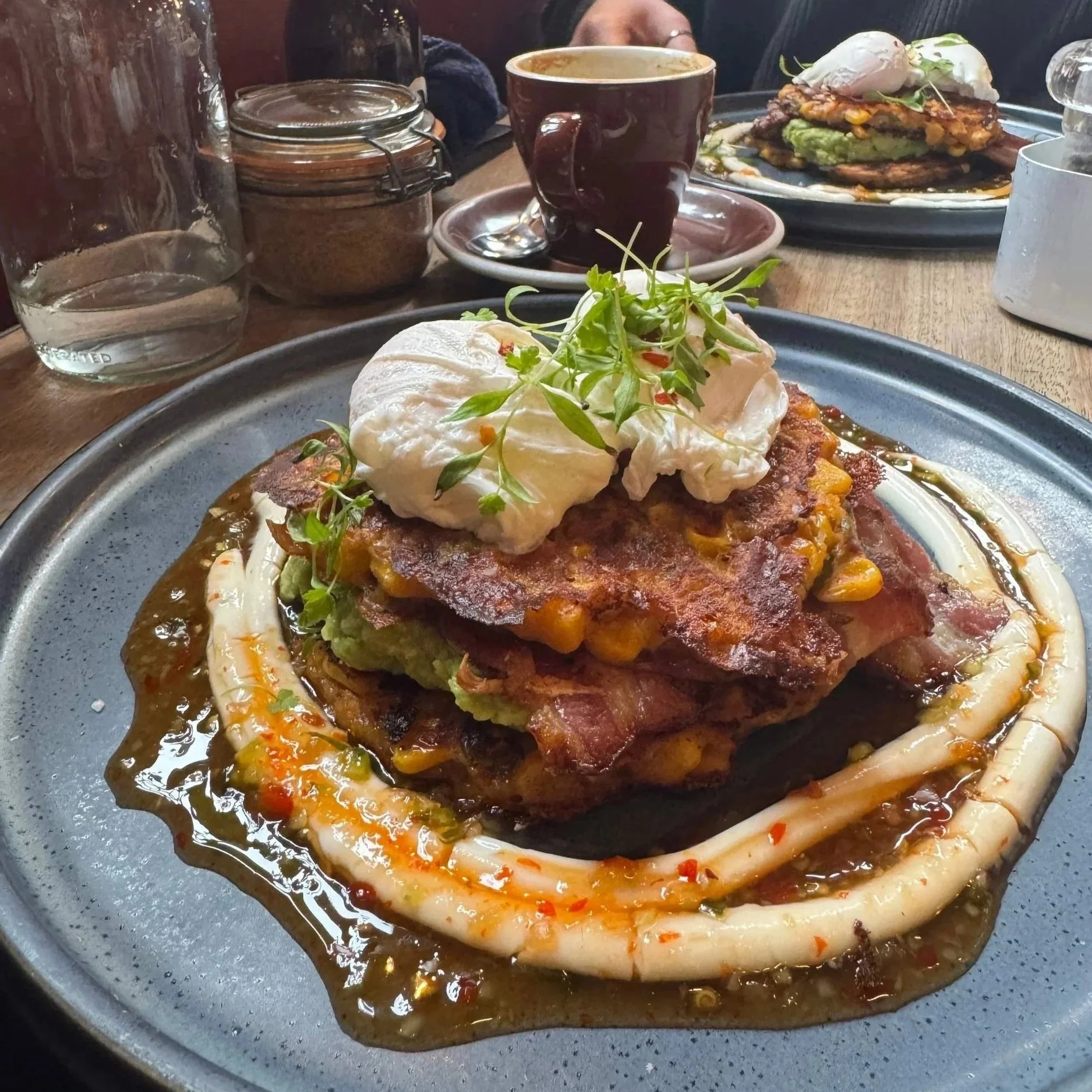 Cheddar corn fritters at Federal Cafe in Manchester