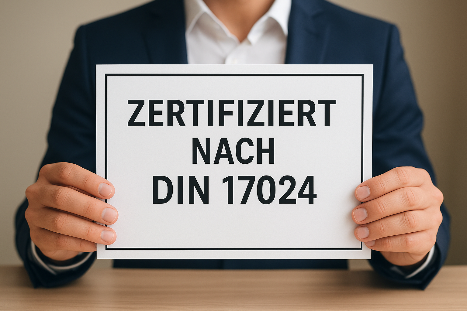 Zertifizierung nach - DIN EN ISO/IEC 17024