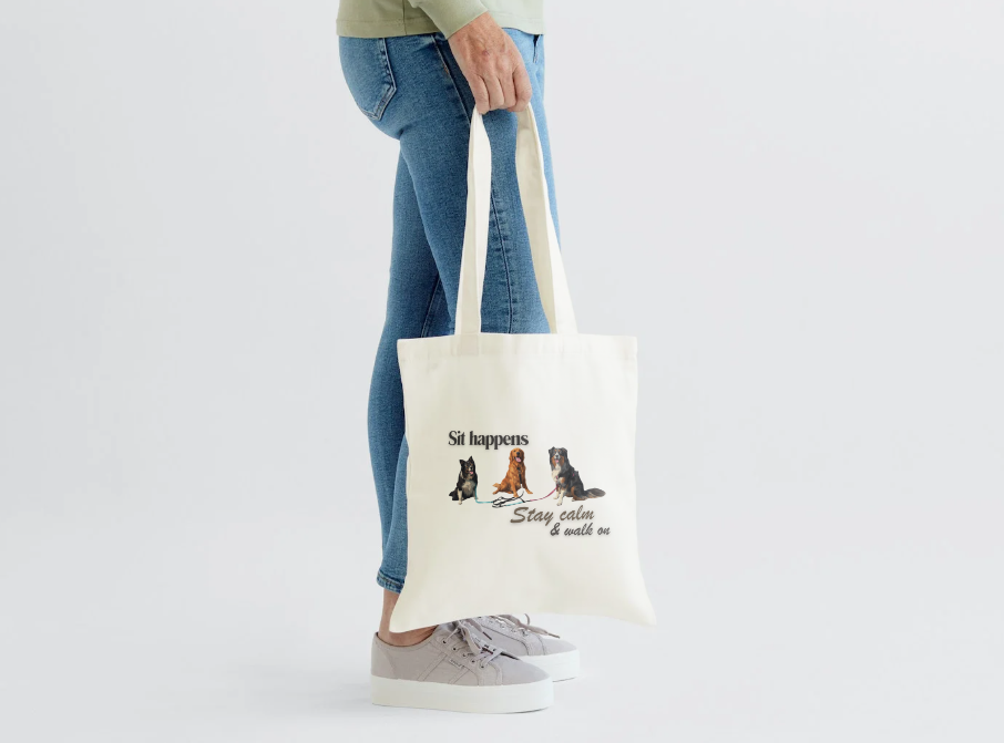Sit Happens Tote bag
