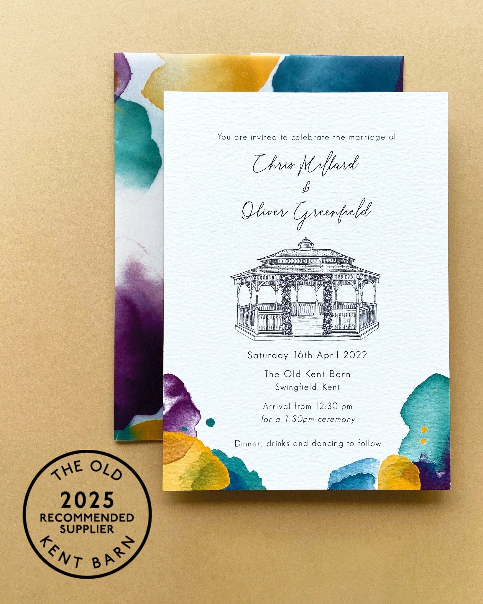 I'm delighted to share that I've been included in the @theoldkentbarn Directory 2025.

This venue holds such a special place in my heart as it's where we got married and it feels like a full circle moment to now be one of their recommended suppliers.