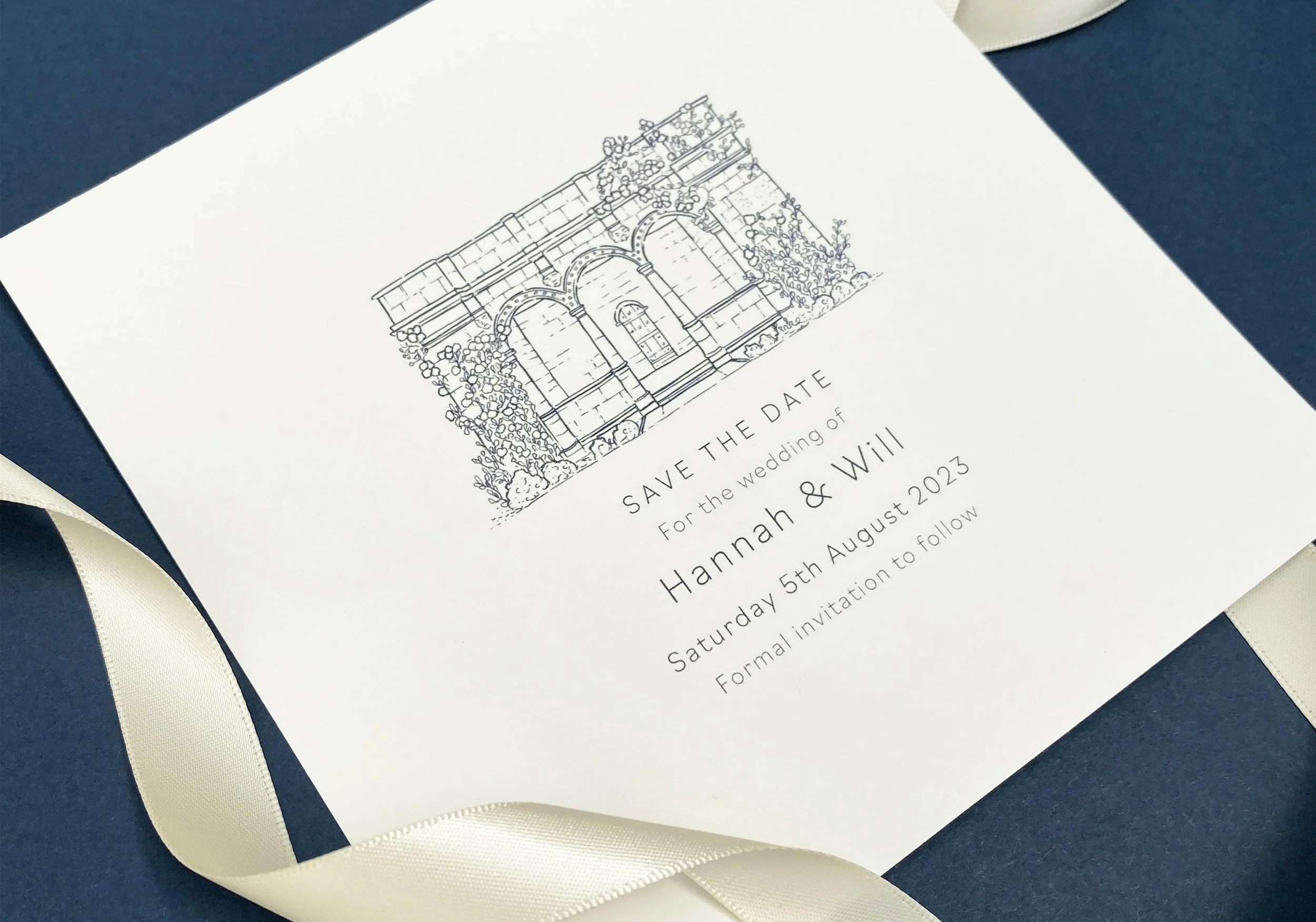 Venue Line Illustrations: The Perfect Touch for Your Wedding Invitations