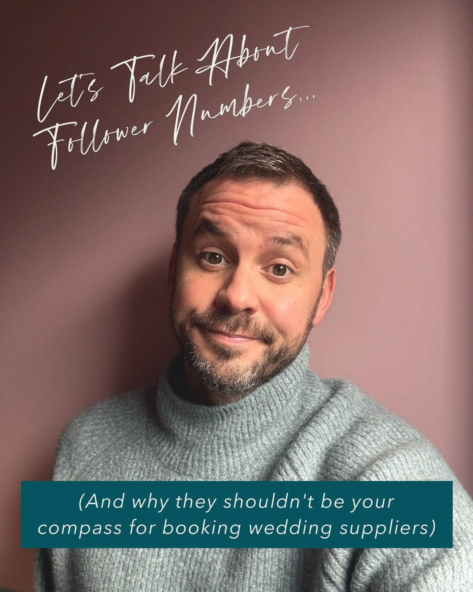 Is a follower count the best way to choose your wedding team?

I recently heard a story about a couple who loved a supplier&rsquo;s work but decided not to book them, purely because their follower count was lower than a competitor's.

It stayed with 