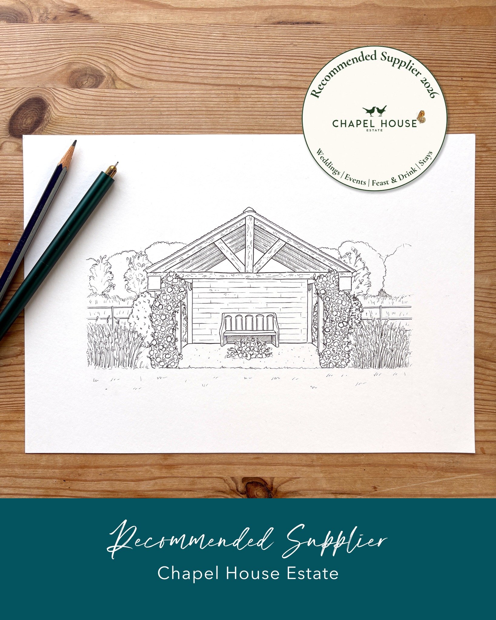 ✨ Chapel House - Recommended Suppler ✨

I'm absolutely delighted to share that I am officially a recommended wedding supplier for @chapelhouseestate 

I took part in my first wedding open day there yesterday and it was wonderful experience, so many l