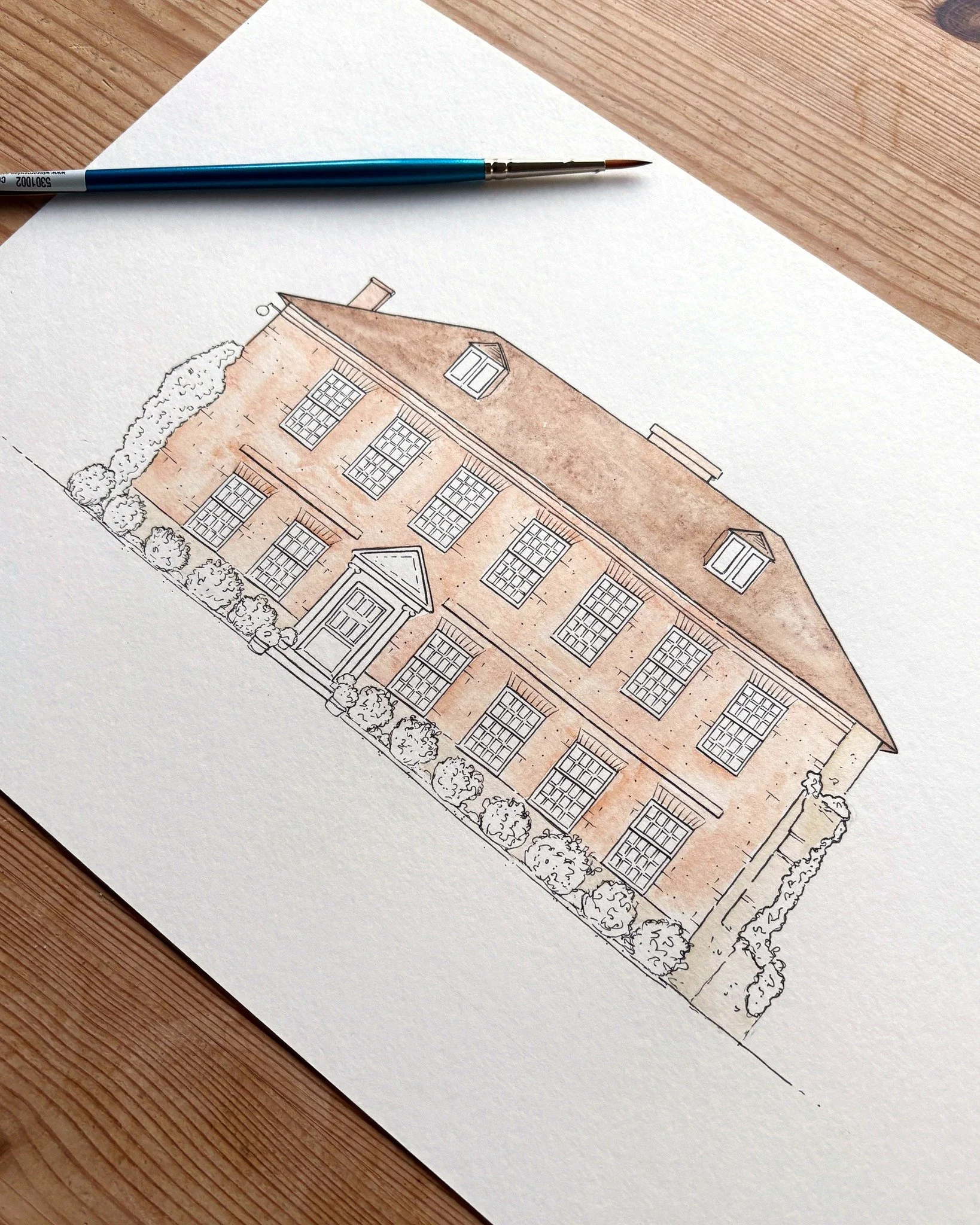 Capturing the place where it all begins. ✨

There is something so special about including a hand-drawn illustration of your venue in your wedding suite. It gives your guests a first glimpse of the magic to come and serves as a beautiful keepsake long