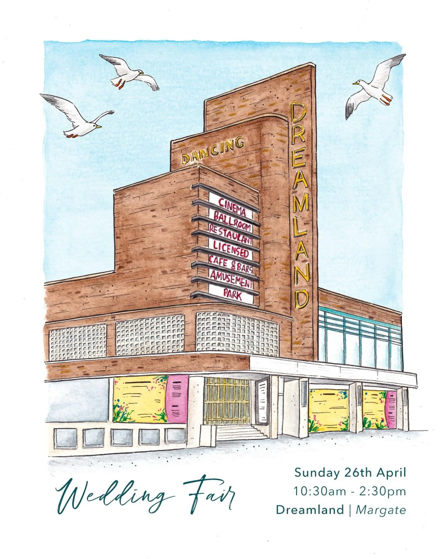 ✨ Wedding Fair ✨

Tomorrow I&rsquo;m back at the iconic @dreamlandmargate for another wedding fair, alongside lots of other fantastic local suppliers hosted by @lkweddingfayres2026 

I&rsquo;ll be there to talk to you about all things wedding station