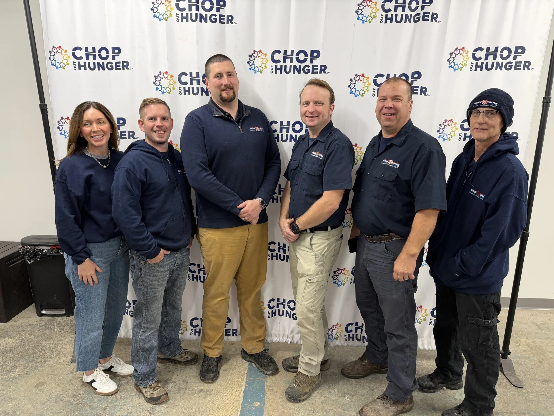 Giving Back: Damage Control Volunteers with CHOP Out Hunger