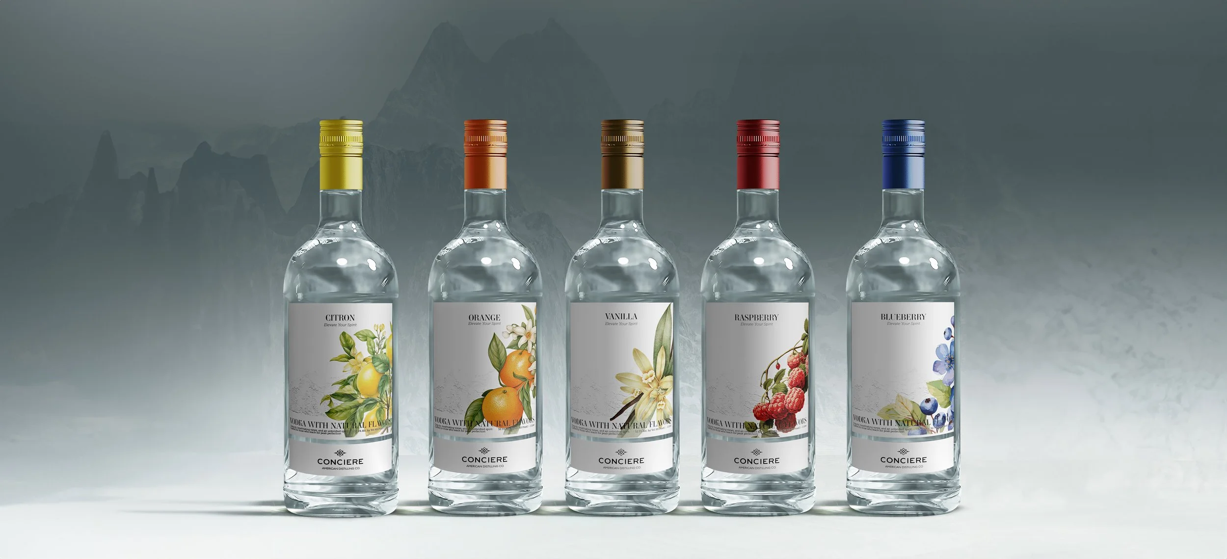 Flavored Vodkas — Conciere - Premium Well Spirits (Copy)
