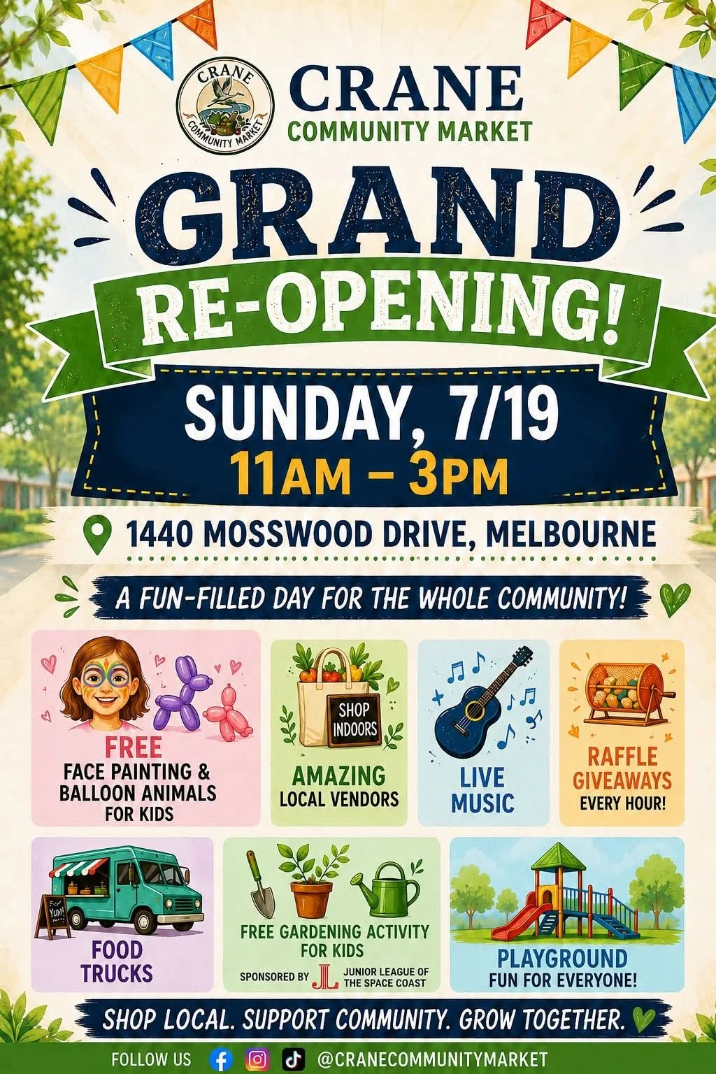 Crane Community Market Grand ReOpening
