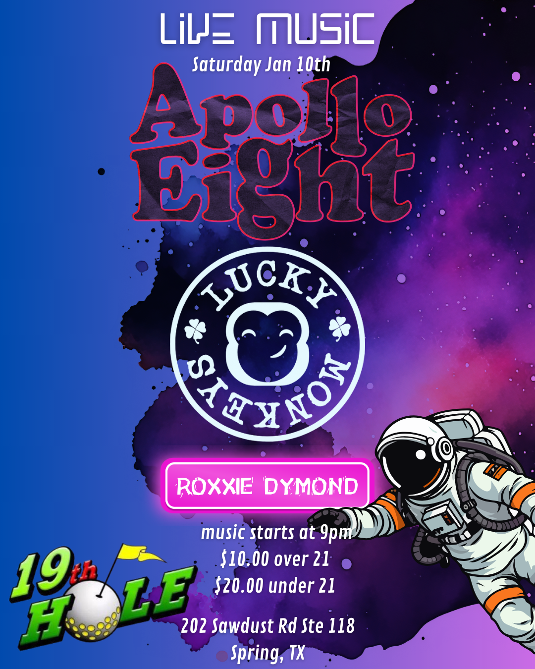 Apollo 8 at 19th Hole