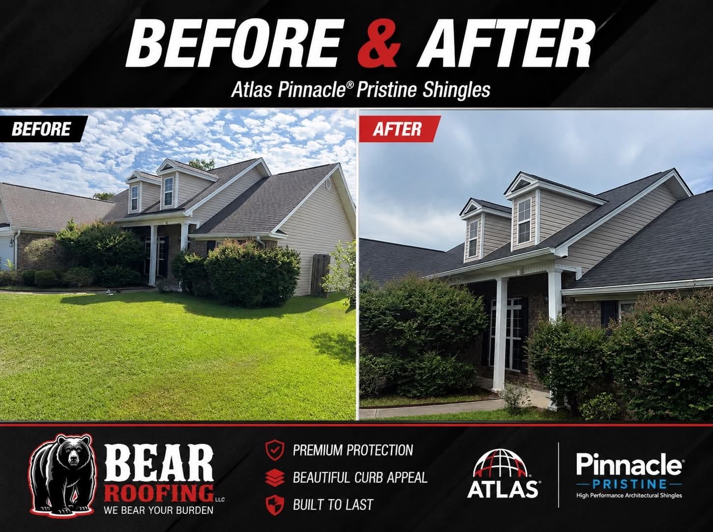 BEFORE & AFTER - Roof Replacement