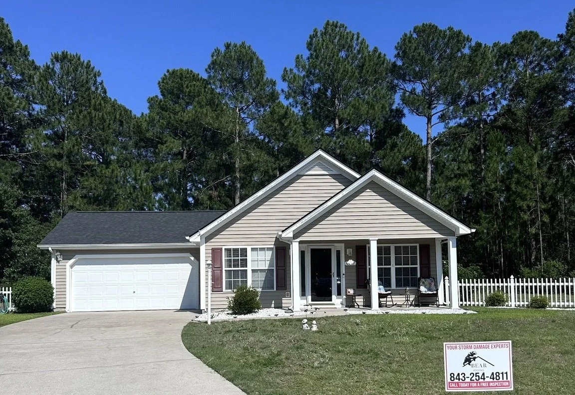 Completed roof replacement in Carolina Forest, SC