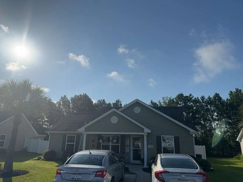 Home before roof replacement in Myrtle Beach, SC