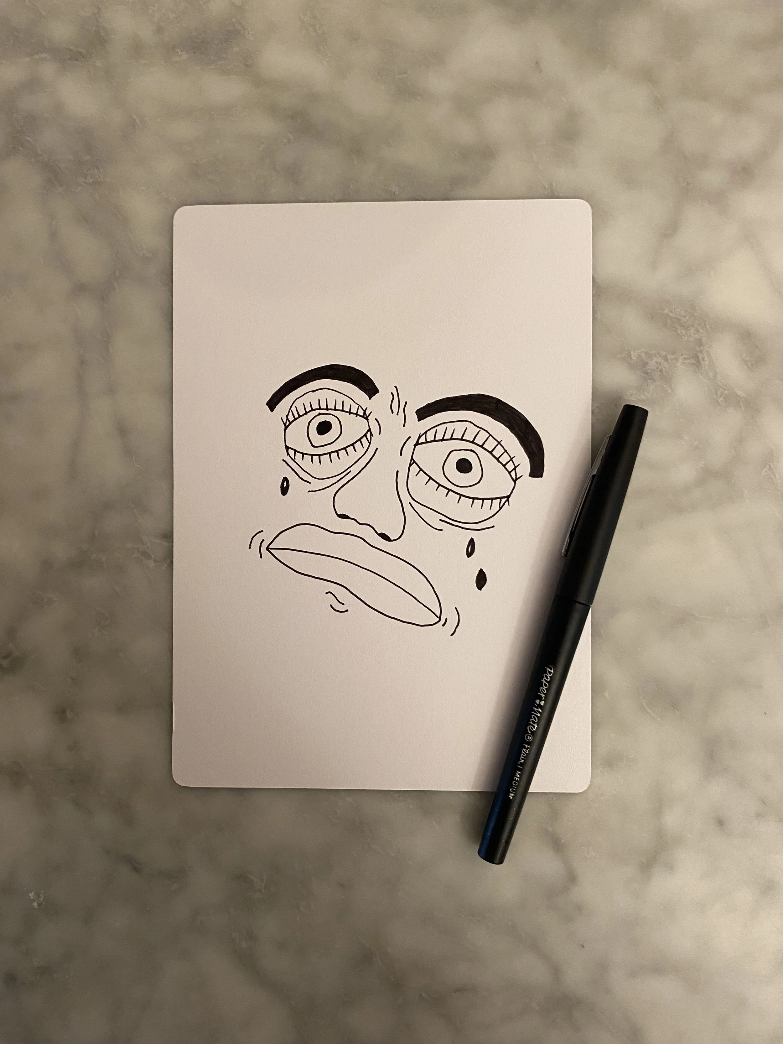"Feeling Sad" (5 x 7 in.) – $30 USD 